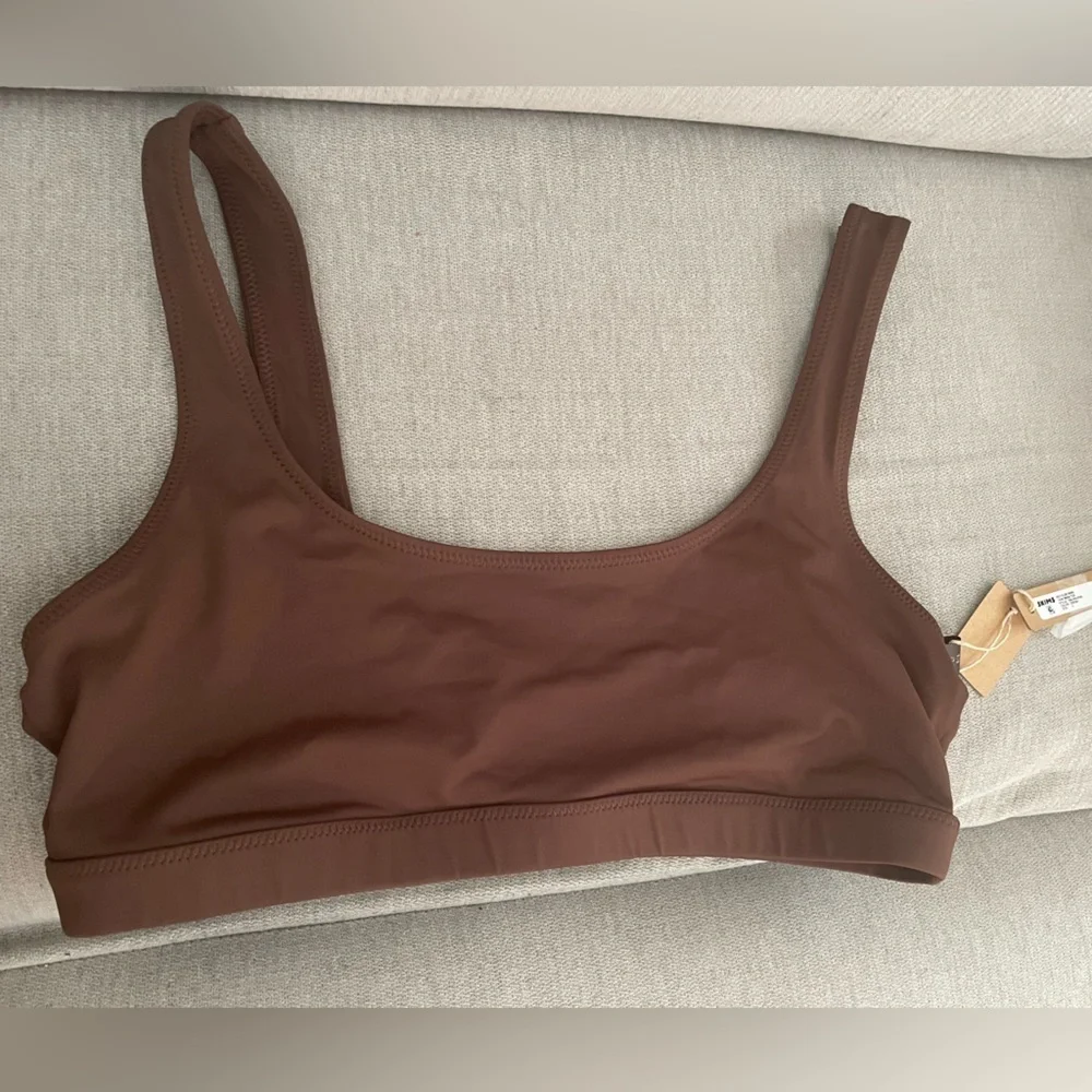 NWT Skims Signature swim tank bikini top and Microtanga swim bottom set - Picture 12 of 16